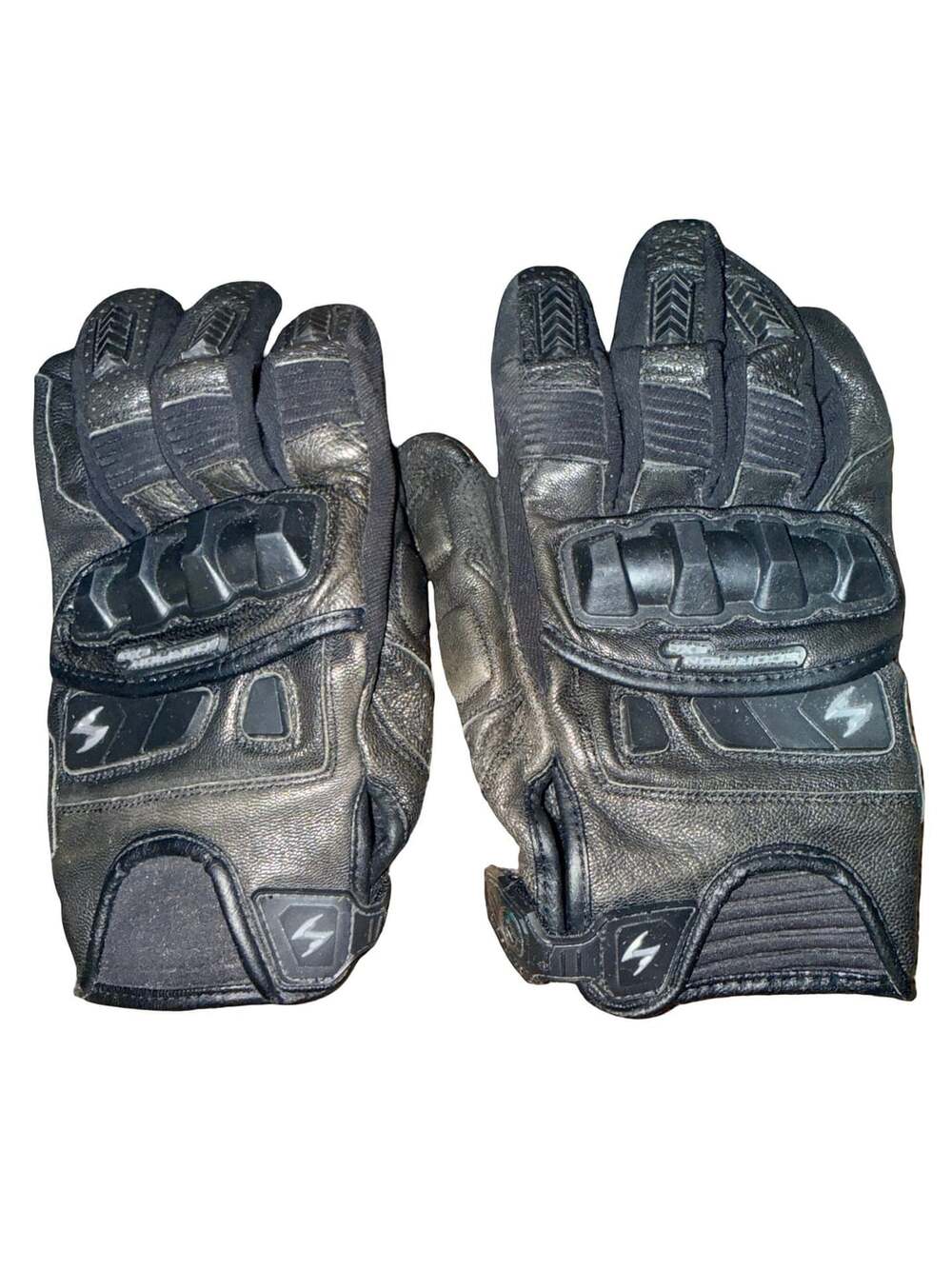 Scorpion EXO Klaw II Gloves Size XL Black Leather Motorcycle Riding